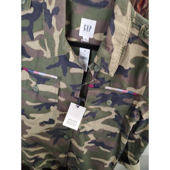 Gap Camo Jacket Limited Edition Large New With Tags $98 - Picture 8 of 15